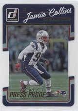 2016 Donruss Press Proof Gold Die-Cut 20/25 Jamie Collins #185 0l1