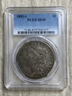 1883-S Morgan Silver Dollar $1 PCGS XF45 Nice Original Crusty Key Date Coin