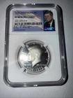 1776-1976 S NGC PF68 Ultra Cameo Proof Silver Kennedy Half JFK Coin Signature Lb