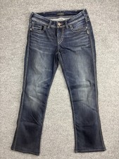 Silver Jeans Co Suki Slim Bootcut Jeans Womens W30 L33 Medium Wash Stretch