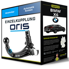 Abnehmbare Anhängerkupplung für BMW X6 08.2019-03.2023 Typ G06 Oris NEU