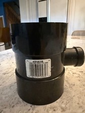 OSMA SOIL PIPE, BOSSED PIPE 4S583B WAVIN OSMA  D/SW  4 INCH, 110mm X 32mm BLACK