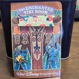Disney LE 300 Exclusive Lilo & Stitch Enchanted Tiki Room 3 Pin Set 2008