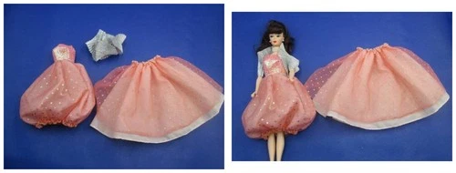 Vintage Barbie Clothes 1989~❤️~ #4875 Peach Pretty 3-Piece #442