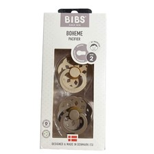 BIBS Pacifiers Boheme Collection BPA-Free Premium Soothers 6-18 Months
