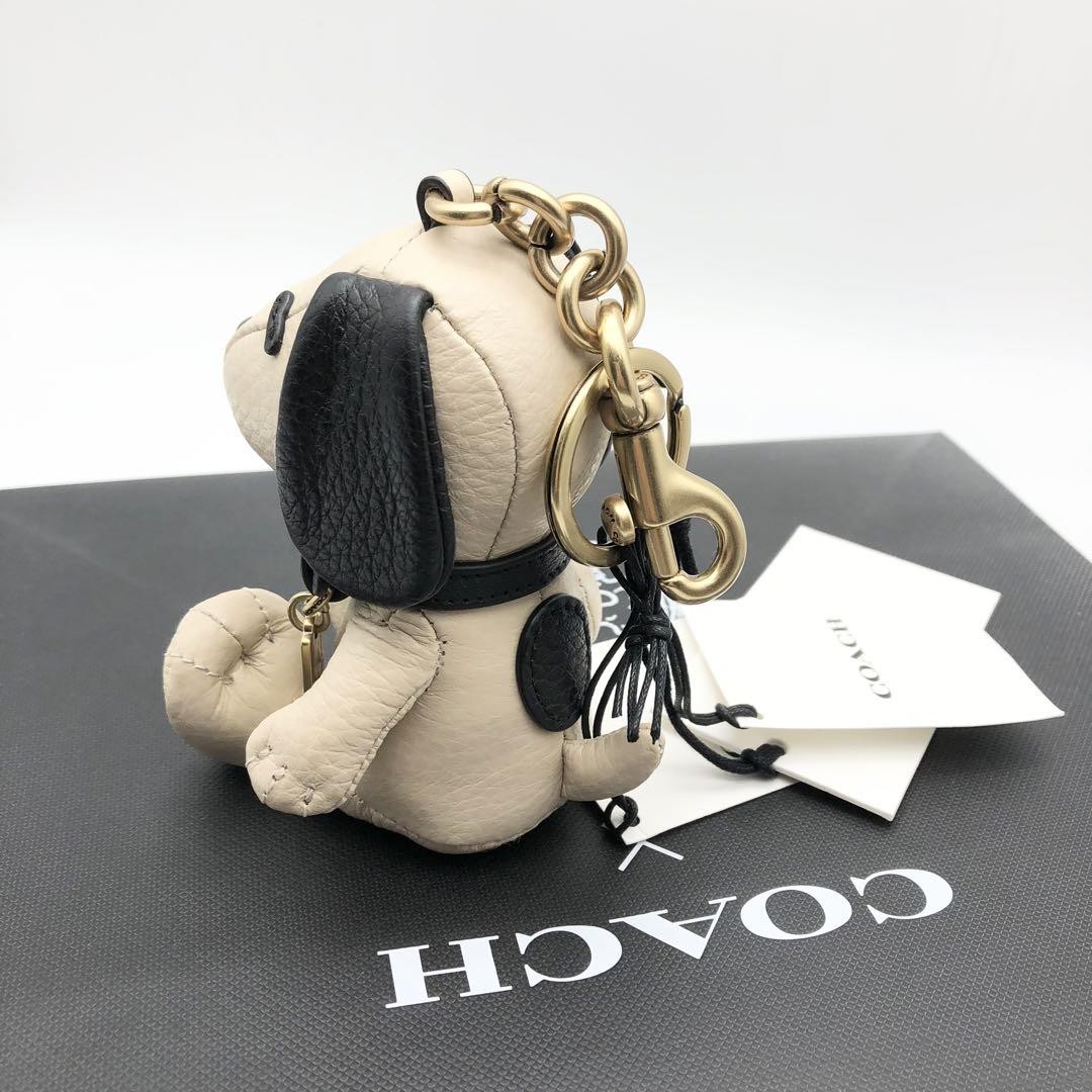 Coach PEANUTS Snoopy Bag Charm Leather | eBay