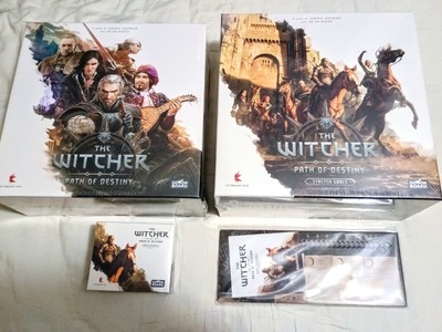 THE WITCHER: Path Of Destiny DELUXE PLEDGE Core + SGs + Geralt Exp New Sealed!