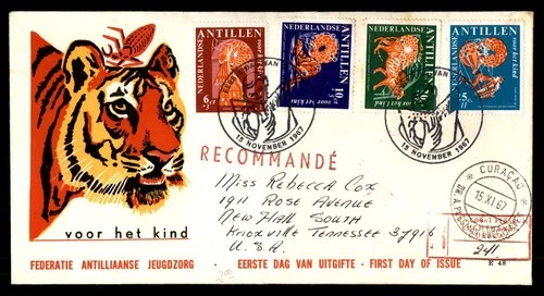 Mayfairstamps Netherlands FDC 1967 Spider Voor Het Kind Combo First Day Cover aa