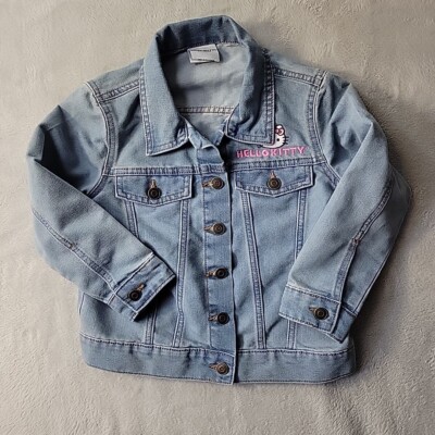 Girls Sanrio Hello Kitty Jean Jacket Size Small (6-6x) Keroppi