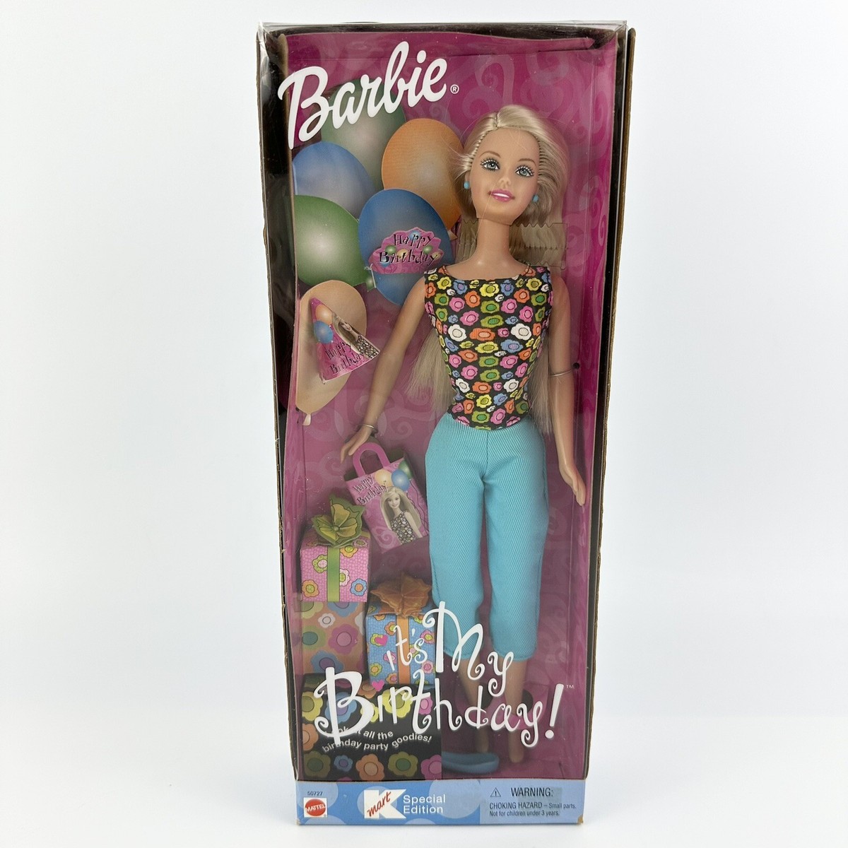Barbie 2001 Doll It's My Birthday KMART Exclusive Mattel 50727