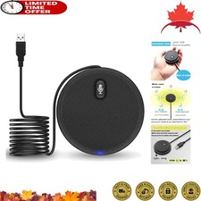 Easy Conference Microphone - 360 Omnidirectional Mic, Mute Key, Plug Play