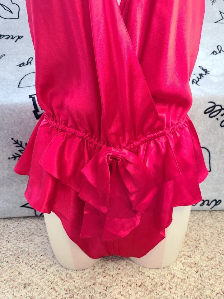 Body Vintage Victoria's Secret Etiqueta Dorada 100% Seda Talla M ❣️ Foto 4 de 4