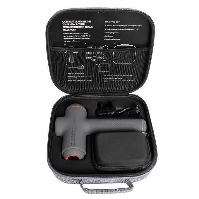 Sharper Image Power Percussion Deep Tissue Massager Massage Gun