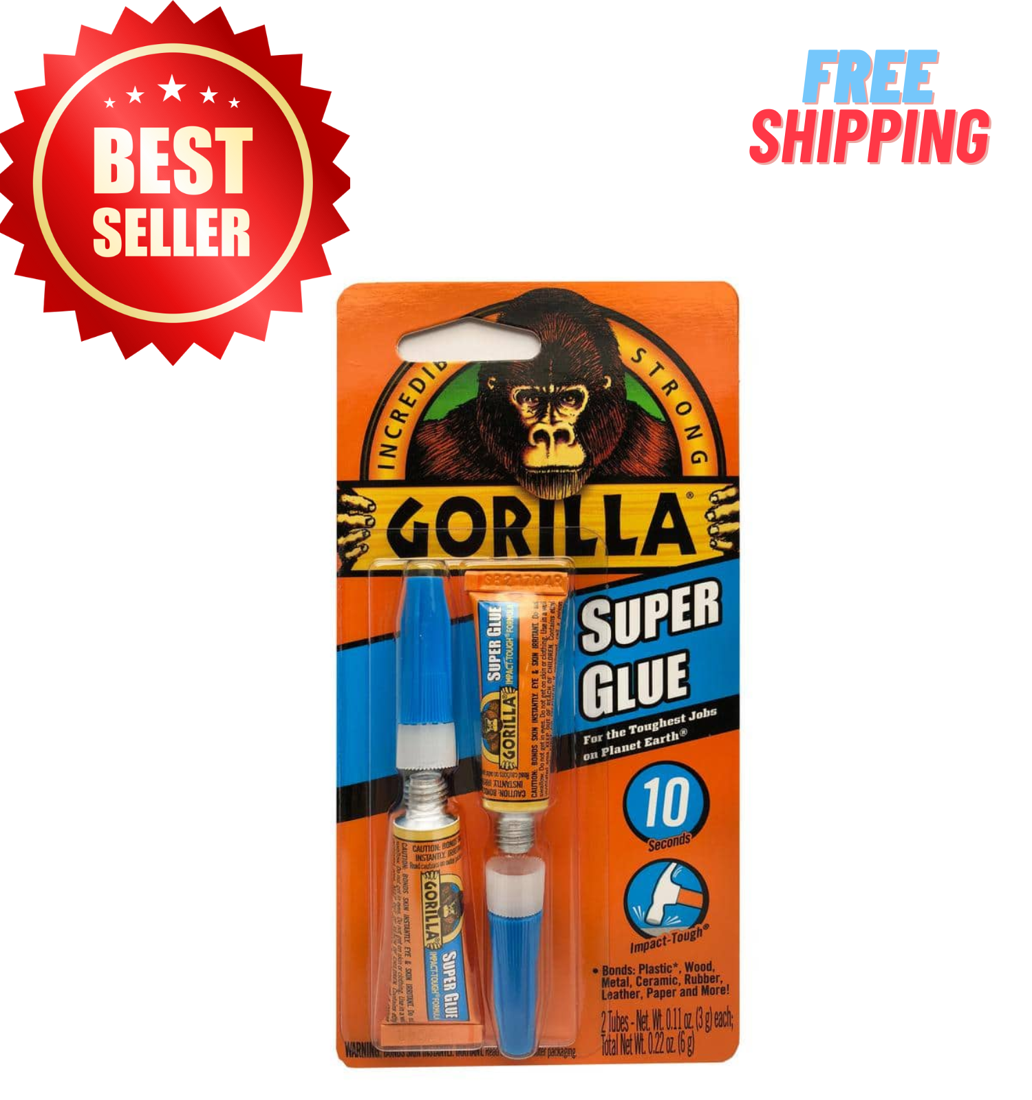 NEW Super Strong Glue For Wide Range Materials Instant Fix Impact Tough