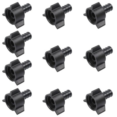 10 Pack Poly PPSU PEX B 3/4'' x 3/4'' Female NPT Swivel Adapter Barb Crimp Fitting