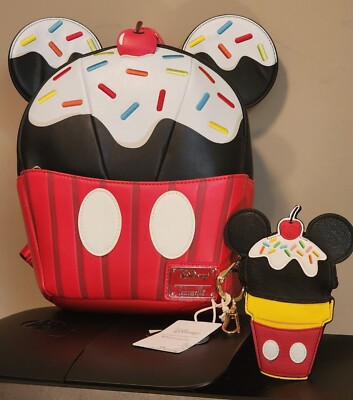 Loungefly Mickey Mouse Sprinkle Cupcake Cosplay Mini 