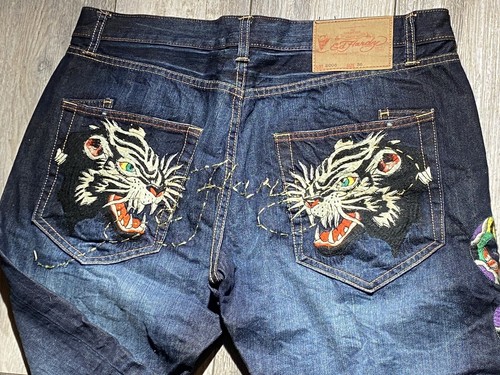 Vintage ED HARDY 2008 Tiger ~ Snake 