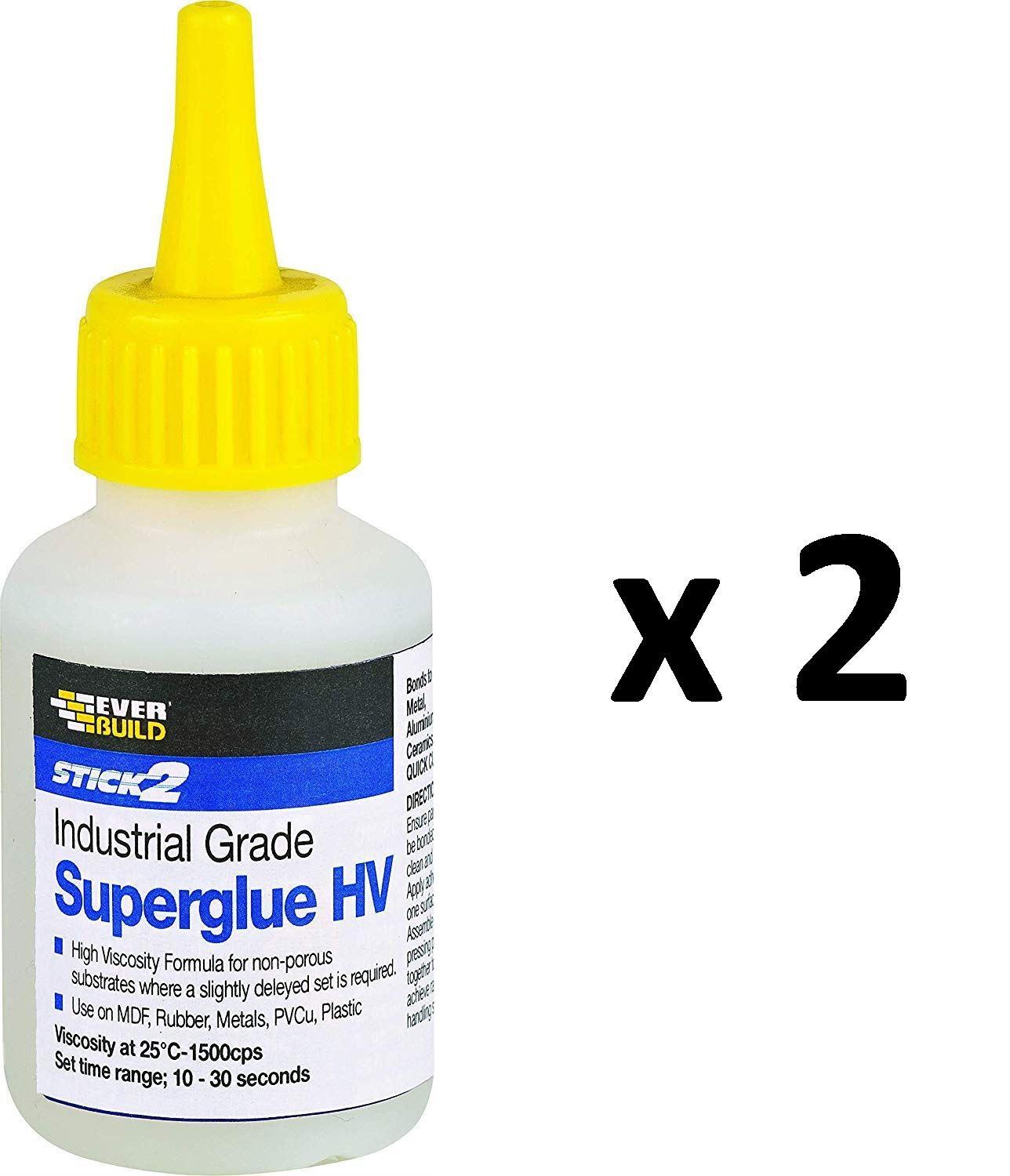 EVERBUILD SUPER GLUE EXTRA STRONG INDUSTRIAL STRENGTH ADHESIVE WOOD
