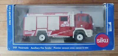 Siku 1:55 Scale 2101 MAN Auxiliary Fire Tender Truck | eBay