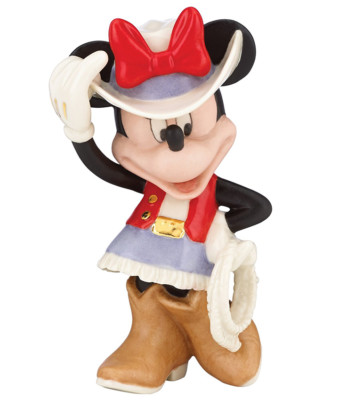 Lenox Rodeo Minnie Mouse Western Cowgirl Figurine Disney Showcase