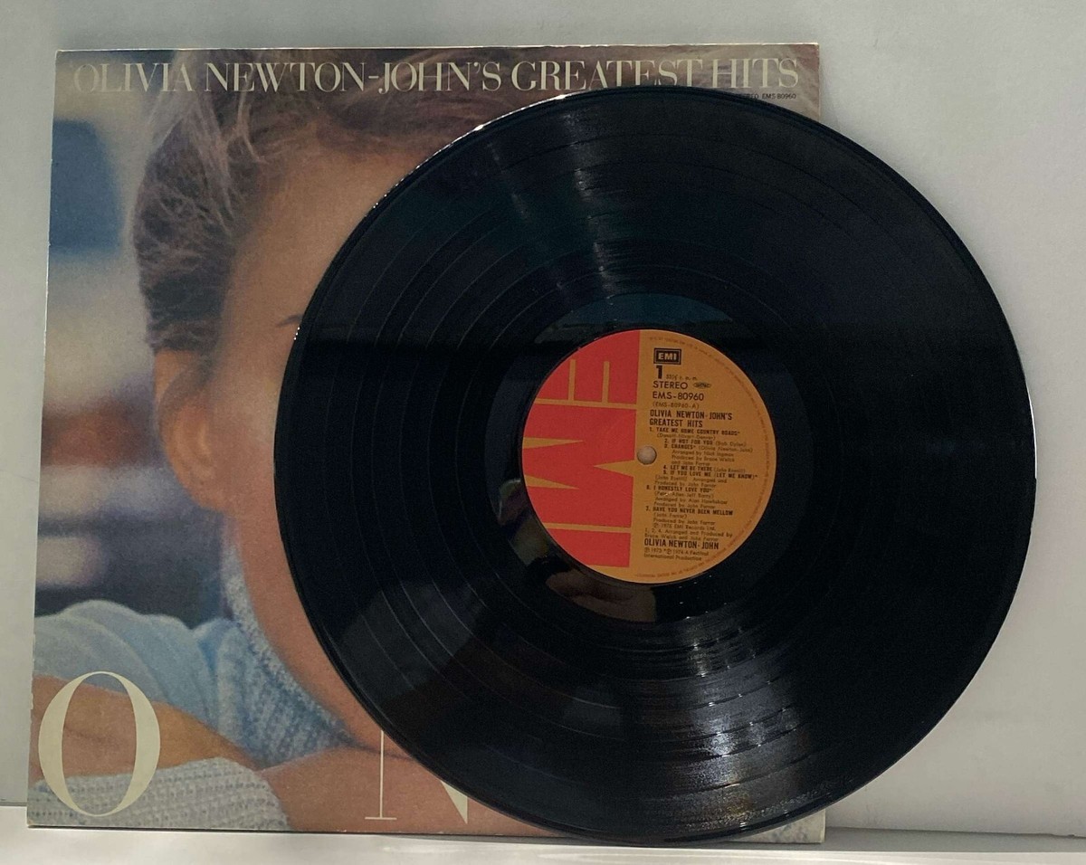 Olivia Newton-John's Greatest Hits - JAPAN VINYL Insert - EMS