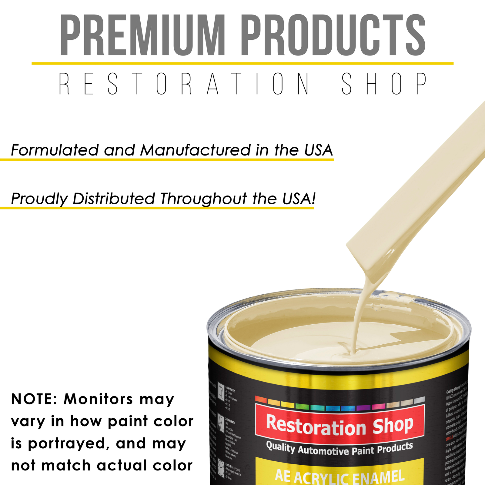 Restoration Shop Wimbledon White Acrylic Enamel Gallon Paint Kit - Includes Activator