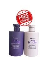 Hair Xpert Curl Restore~ Moisturizing Shampoo & Conditioner w/ Biotin 32 fl oz