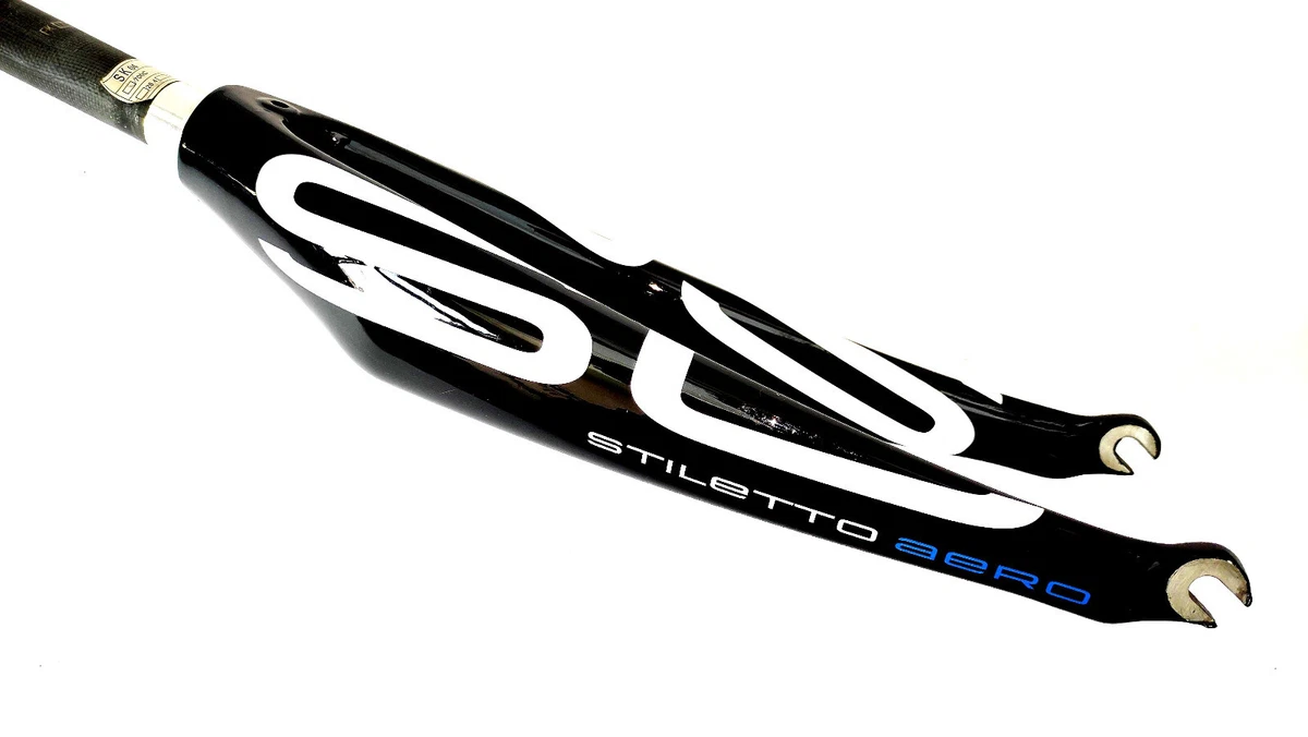 Rare NEW STROCK Stiletto AERO Race Carbon road fork Weight 435