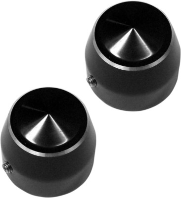 Accutronix Elite Axle Caps 25mm Black TAC102-EN