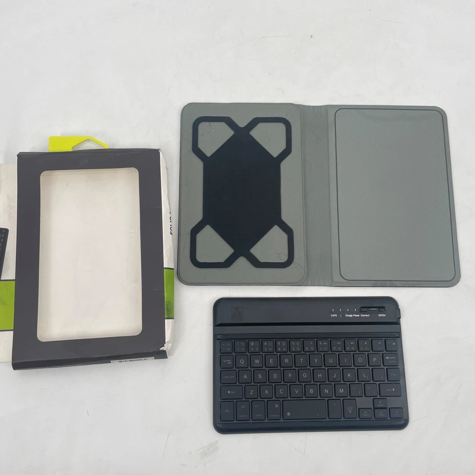 Capa teclado universal M-Edge Folio Power Pro compatível com tablets 7"-8" - Imagem 3 de 4