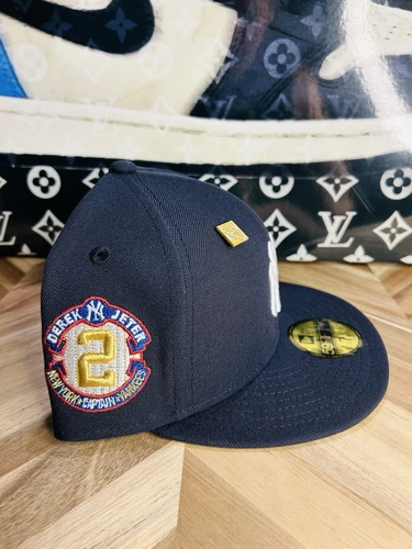 Capsule X New Era New York Yankees Derek Jeter Patch Captain Blue 7 1/4 Kith