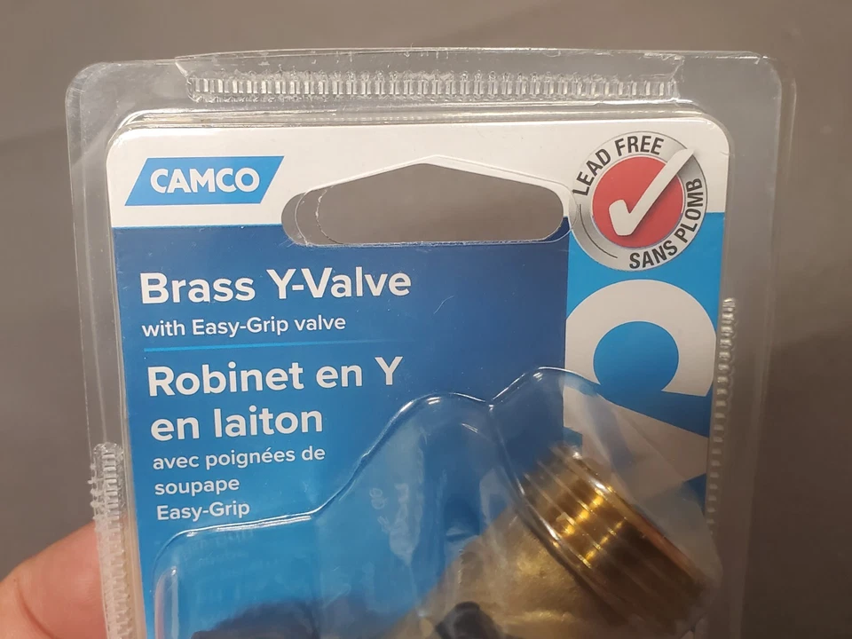 NUEVO Válvula de cierre Camco Wye acero inoxidable latón macizo 60 PSI 20123 Foto 3 de 4