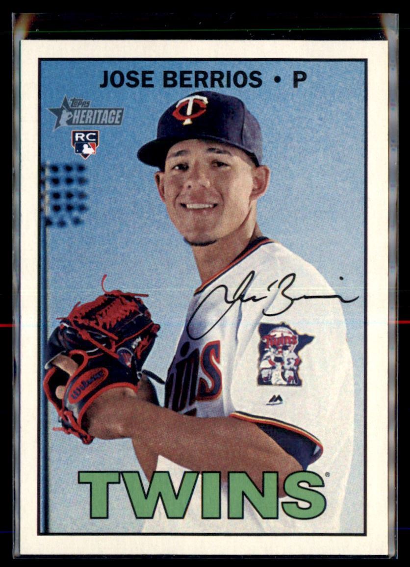 2016 Topps Heritage Jose Berrios RC Minnesota Twins #709