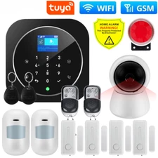 NEW Tuya WIFI Alarms System for Home Burglar Security Alarms Wireless Tuya Smart