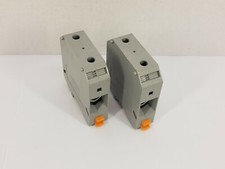 (Lot of 2) KEMA EC-Type 98ATEX1786 U Single Pole Terminal Block
