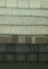 HAND DYED RUG HOOKING WOOL Mill-Dyed ~ "FEELING A BIT SHEEPISH" (8-pc. combo)