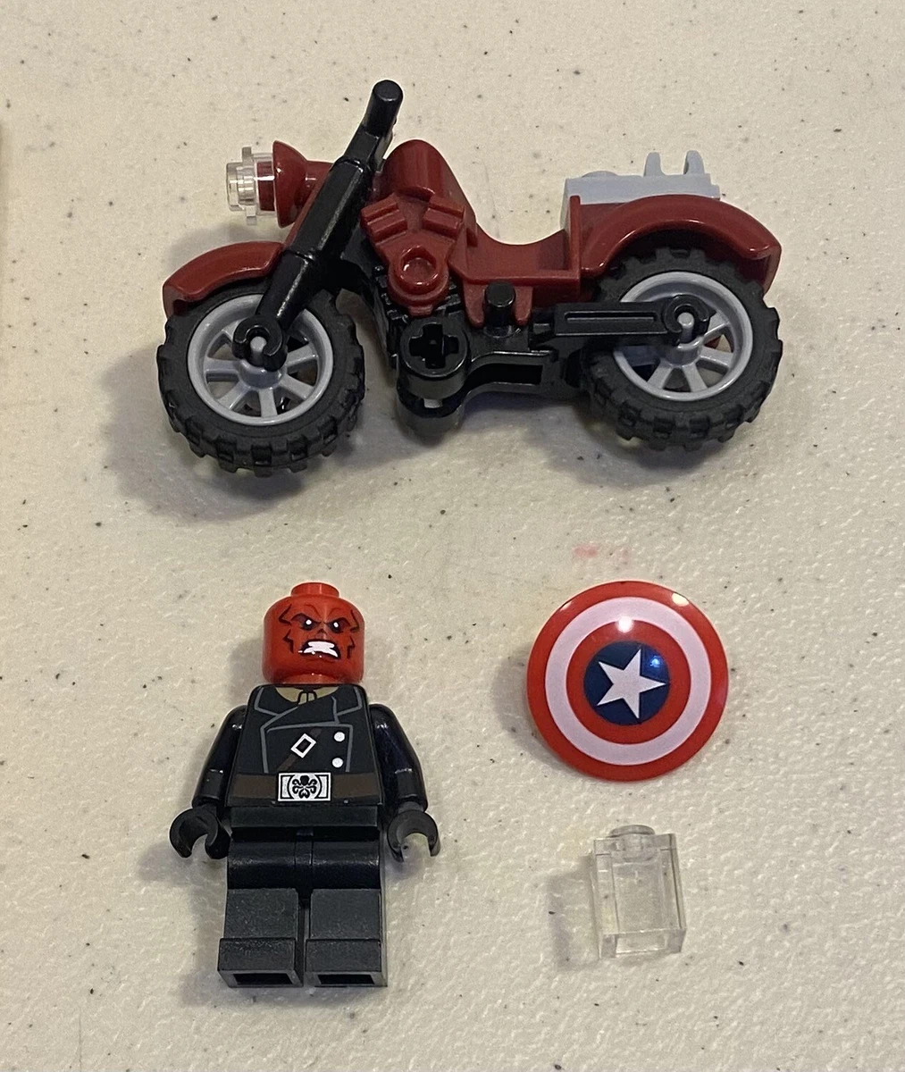 eksplosion indre hvor som helst Lego 76017 Super Heroes Captain America vs Hydra Instructions Comic Red  Skull | eBay