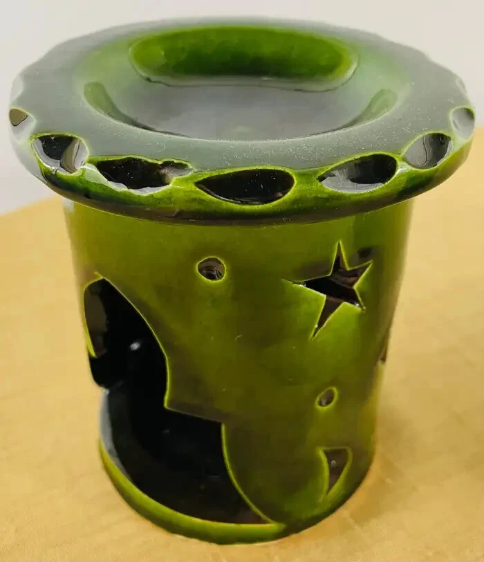 Candelabro Boho Chic Marroquí Cerámica Multicolor, Juego de 4 Foto 4 de 4