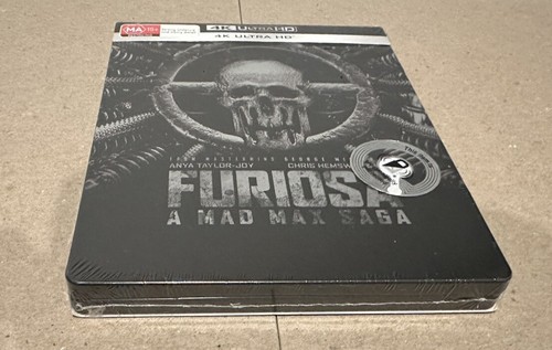 Furiosa: A Mad Max Saga Black & Chrome Limited Edition Steelbook 4K Ultra HD - Picture 3 of 6