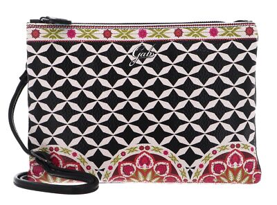 Gabs Beyonce Holiday TG Shoulderbag Umhängetasche Tasche Optical + Fiori schwarz