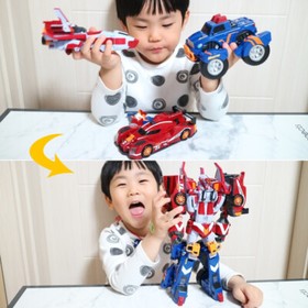 Tobot V Galaxy Detectives Master V Figure 3 in 1 Combiner Robot Toys Car Plane