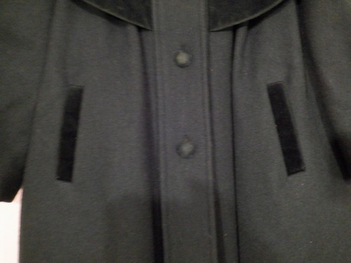 Vintage Petite Coquette Victorian Childs Wool Coat with Dust Cape Made in Canada - Bild 4 von 12