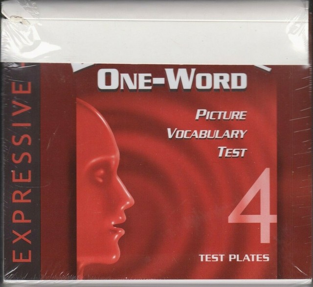 Expressive One Word Picture Vocabulary Test Manual