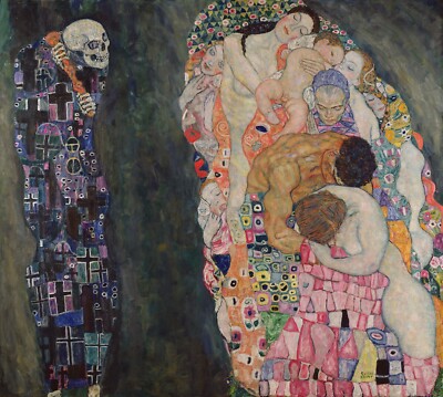 Gustav Klimt : "Death and Life" (c.1911) - Giclee Fine Art Print | eBay