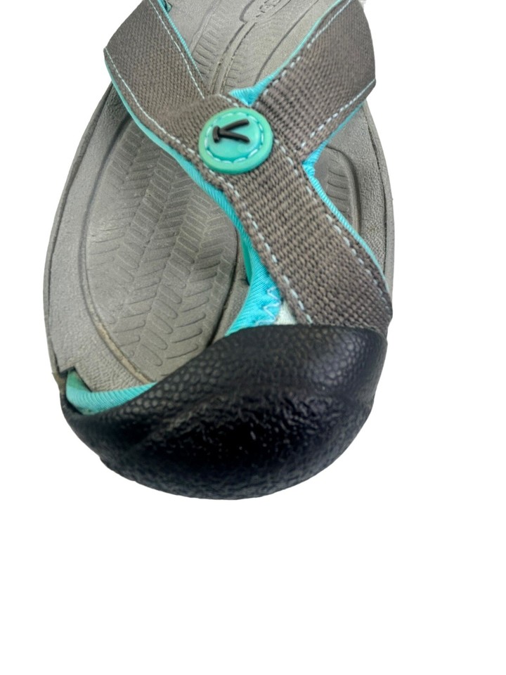 Keen Waimea Women's 8 H2 Sandals Shoes Waterproof Thong Cap Toe Gray
