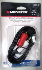 Monster RCA Cable 6 Foot long  # 140289-00  Audio   NEW