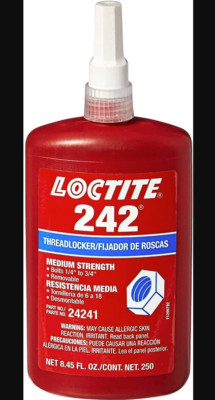 Loctite 242 Thread Locker 250ml Medium Strength