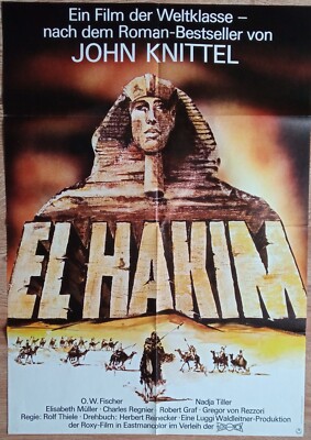 E182 Kinoplakat EL HAKIM  O. W. Fischer  Nadja Tiller