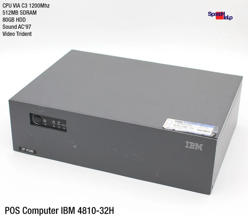 IBM POS SYSTEM 4810-32H COMPUTER PC PARALLEL RS-232 POINT OF SALE SUREPOS KASSEN - Bild 2 von 4