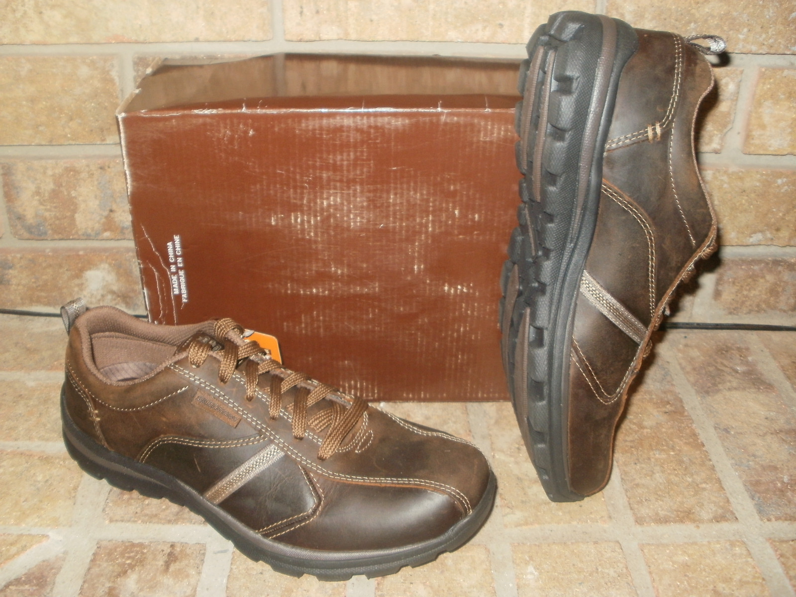 skechers relaxed fit superior levoy men's shoes